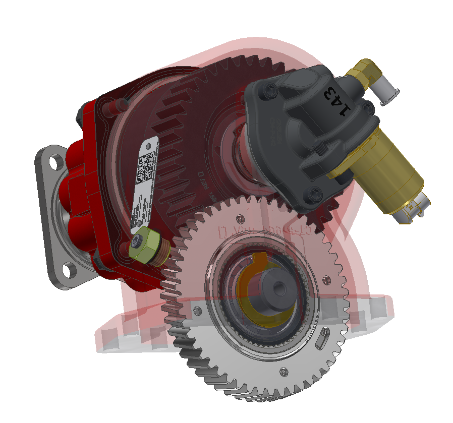 Quiet Gear Technology, Engine Noise Reduction for Transmission PTO